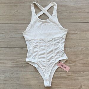 Micas White Bodysuit for Women